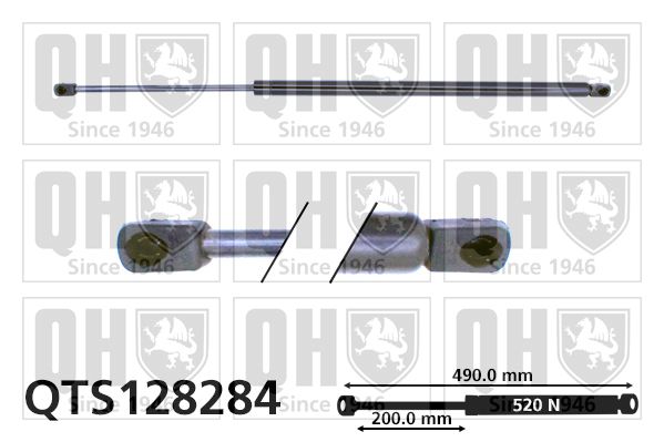 QUINTON HAZELL Газовая пружина, крышка багажник QTS128284